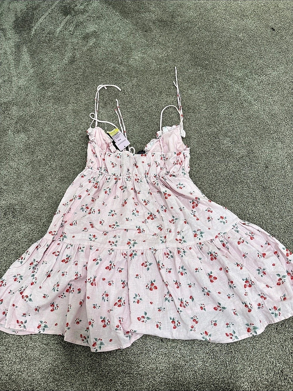 Out From Under Golden Hour Ruffle Swing Romper Pink